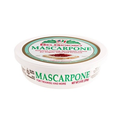 Belgioioso Mascarpone Italian Sweet Cream Cheese - 8oz