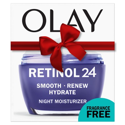 Olay Regenerist Retinol 24 + Peptide Night Face Moisturizer Cream - 1.7oz