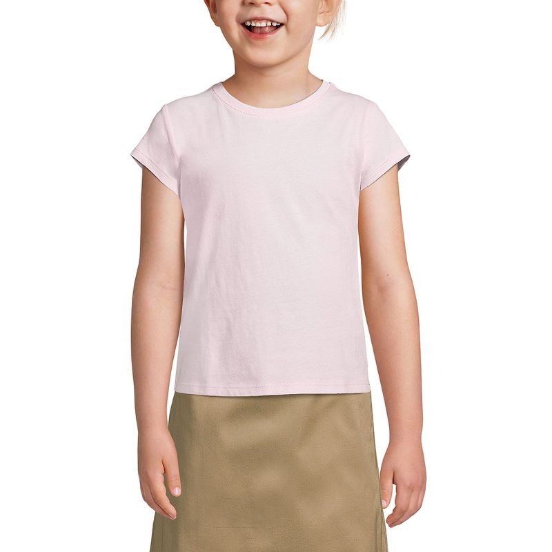 Lands' End School Uniform Kids Short Sleeve Essential T-shirt, 3 of 6