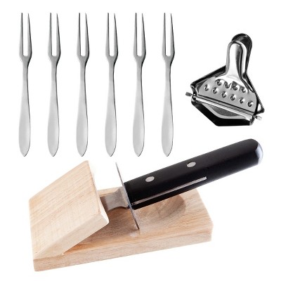 Oggi Stainless Steel 9 Piece Oyster Shucking and Serving Set