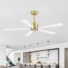 Airsurfer 52 inch 5 Blade Ceiling Fans with No Light and Remote Control - 3 of 4
