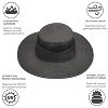 Solaris Mens Packable Bucket Hat, Outdoor UV Sun Protection Water Repellent Floppy Hats - 2 of 4