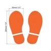 Unique Bargains Home Classroom Floor Stairs Decal PVC Footprint Sticker 4 Pairs - 2 of 4
