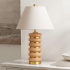 Selene Table Lamp - 24.5 Inch Height - TBL4600 - Light Brown/Brass - Safavieh - 3 of 4