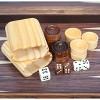 WE Games Travel Wood Starburst Design Backgammon Board Game Set - 19 in. - 3 of 4