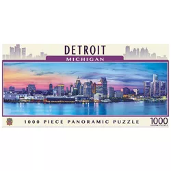 MasterPieces Inc Downtown Detroit Michigan 1000 Piece Panoramic Jigsaw Puzzle