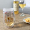 Pavilion Gift Company - Dogs - 12 oz Acrylic Stemless Wine Glass with Lid - Drinkware - 2 of 4