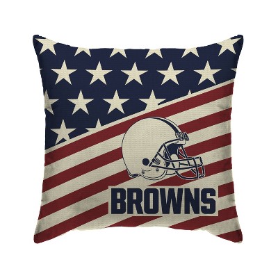  NFL Cleveland Browns Americana Decorative Throw Pillow 