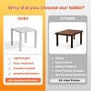 Pellebant Outdoor End Table Aluminum Square Patio Side Table - 4 of 4