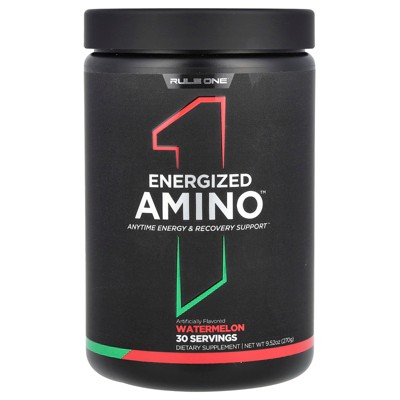 Rule One Proteins Energized Amino, Watermelon, 9.52 oz (270 g)