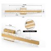 KAISITE 24inches Dimmable LED Bath Bar Black Bathroom Vanity Light - 4 of 4
