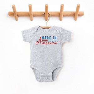The Juniper Shop Made In America Stars And Stripes Baby Bodysuit - 1 of 2