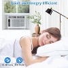 Jojoka Window Air Conditioner,6,000 BTU Capacity Covers 250 Sq Ft,Smart Home Compatible with Remote Control - 4 of 4