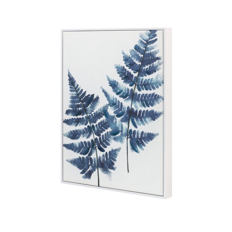(Set of 2) 16&#34; x 20&#34; Botanical Linen Textured with Hand Embellishment Framed Canvas Art Set Blue - Tyler &#38; Finn, 6 of 13