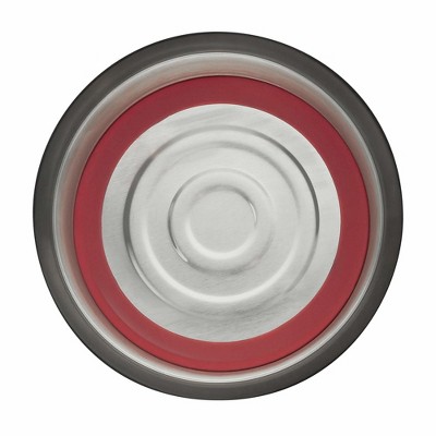 Red Stainless Steel Non-Stick Round Cake Pan with Lid