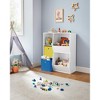 SONGMICS Toy Storage Organizer, with Compartments, Shelves and Fabric Bins, for Kids Room, Playroom, White - 3 of 4