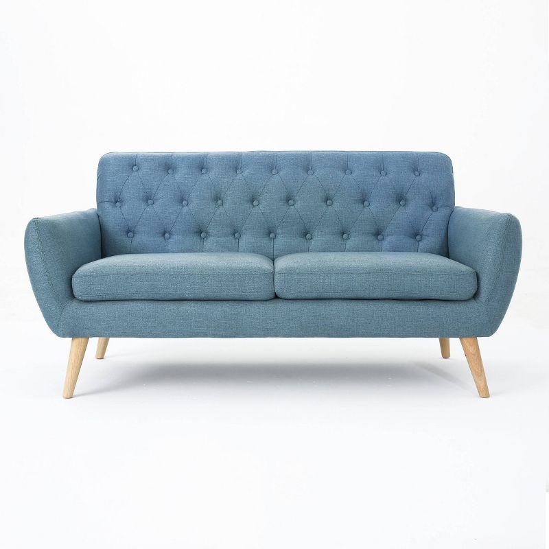 Bernice Petite Mid Century Modern Tufted Sofa - Christopher Knight Home, 1 of 9