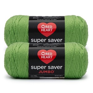 Red Heart Super Saver Yarn 12 Pack-Spring Green - 1 of 3