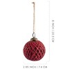 AuldHome Design Farmhouse Ball Christmas Ornaments, 6pc Set; Distressed Metal Ball Vintage Mercury Glass Style Rustic Holiday Decorations - 2 of 4