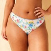 Women's Contrast Binding Mid-Rise Ultra High Leg Super Cheeky Bikini Bottom - Wild Fable™ - 4 of 4