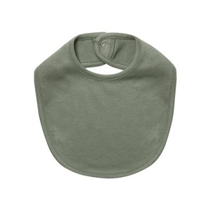 MyKids-Usa Baby Printed Pattern Covered Button Design Pure Cotton Bibs - 1 of 2