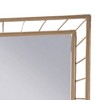 Royal Hampton Decorative Accent Mirror, 39 Inch Glam Gold Plated Metal Frame - 3 of 4