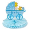 Sparkle and Bash 6 Pack Boy Baby Shower Table Decorations, Yellow Duck Honeycomb Centerpieces, 8.25 x 7.5 In - 4 of 4