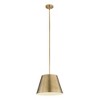 Z-Lite Lilly 1 - Light Pendant in  Rubbed Brass - image 3 of 4