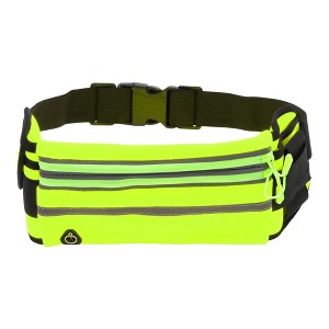Unique Bargains Reflective Running Waist Pack with Zipper 1 Pc - 1 of 4