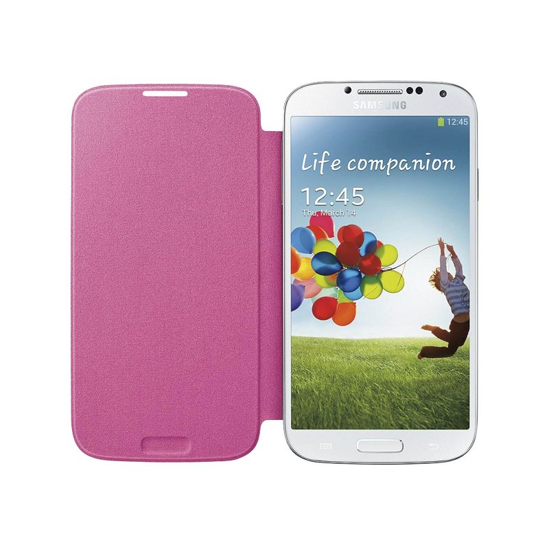 OEM Samsung Flip Cover for Samsung Galaxy S4 (Pink), 3 of 4