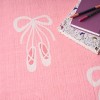 Nourison Washable Imagination Ballet Non Skid Woven Area Rug Pink - 3 of 4