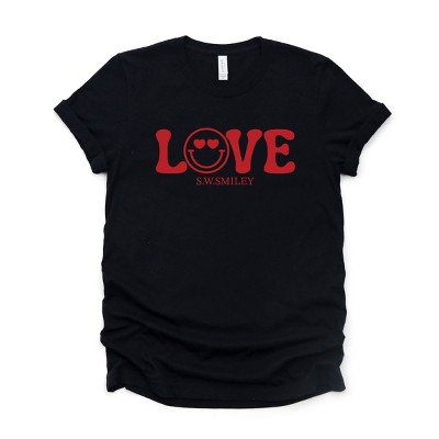 Simply Sage Market S.W.Smiley Love Smile Short Sleeve Tee
