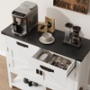 Jojoka Farmhouse Console Table with 2-Door Cabinet & 2 Drawers,Entryway Table with Storage Shelf - 4 of 4