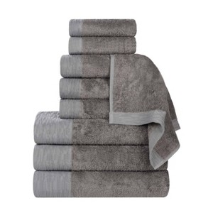 Rayon From Bamboo Cotton Blend Eco-Friendly Hypoallergenic Solid Bathroom Towel Set by Blue Nile Mills - 1 of 4