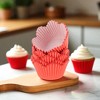 Unique Bargains Cupcake Liners Small Flower Shape Baking Cup Liners Greaseproof Paper 1.77"x1.97" 200 Pcs - 2 of 4