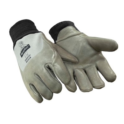 Refrigiwear Warm Fleece Lined Fiberfill Insulated Cowhide Leather Work  Gloves (gold, Medium) : Target