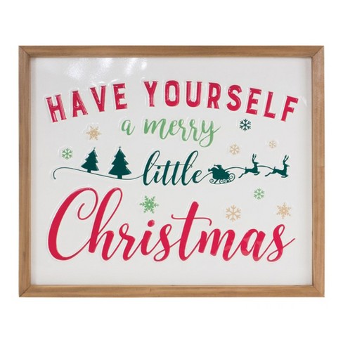 Melrose Merry Little Christmas Sign 15.75"L - image 1 of 2