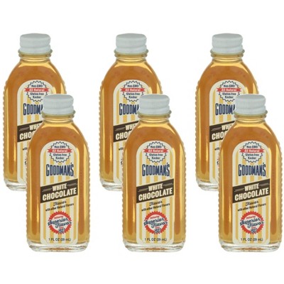 Goodmans White Chocolate Flavor - 6 pack, 1 fo