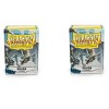Dragon Shield 2 Packs Dragon Shield Classic Silver Standard Size 100 ct Card Sleeves Individual Pack - 2 of 4