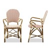 Set of 2 Seva Stackable Bistro Dining Chairs with High Backrest - BaxtonStudio - 3 of 4