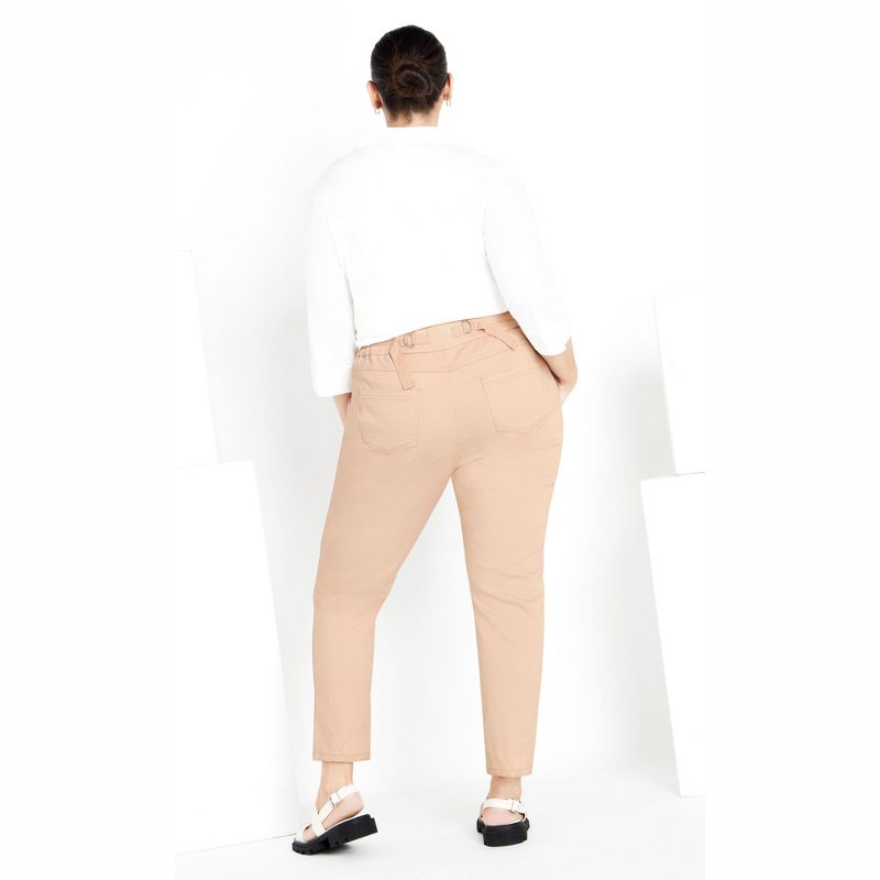 Women's Plus Size Alana Pull On Pant - blush | AVENUE, 3 of 7
