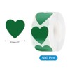 Unique Bargains DIY Crafts Vinyl Self-Adhesive Heart-Shaped Waterproof Sticker 500 Pcs - 2 of 4
