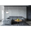 Elegant Lighting Destry 1 Light brass plug-in Pendant With Clear Glass - 2 of 4