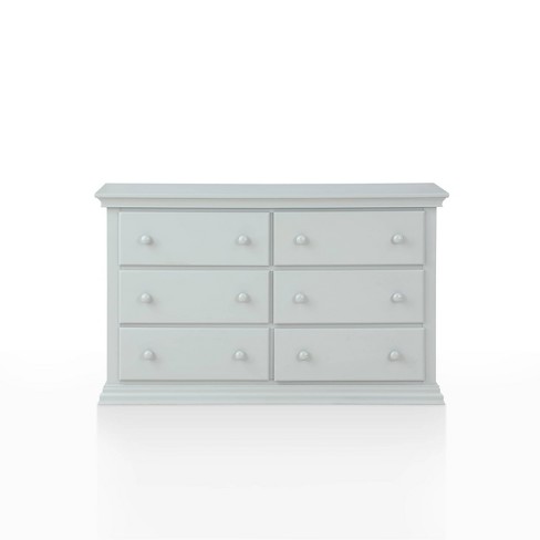 Light gray deals 6 drawer dresser