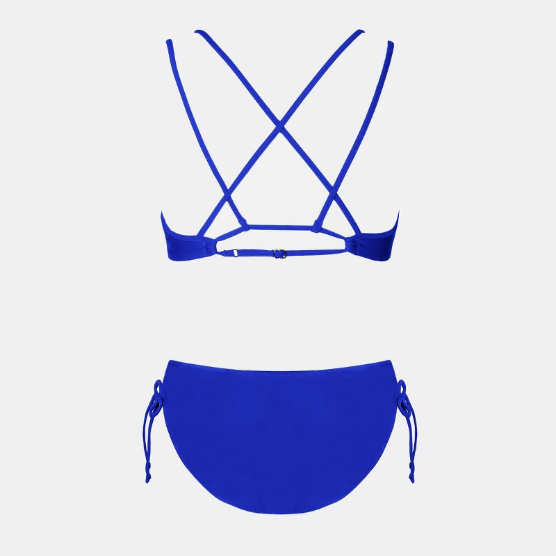 Women's Criss Cross Back Strappy Side Bikini Set Swimsuit - Cupshe, 2 of 6