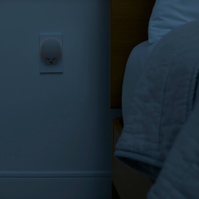 White Automatic Glow Night Light with Motion Sensor