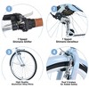 Whisen 26" Ladies Bicycle, Adult Outdoor Bicycle with 7-Speed Gear, Steel Frame, Double Brakes - 3 of 4
