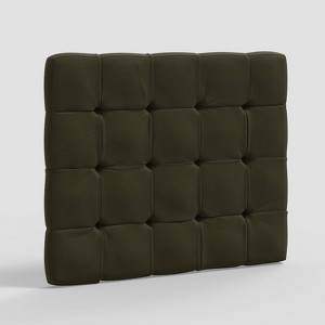 Twin Ryan Tufted Stick-on-the-Wall Dorm Headboard - Threshold™ - 1 of 4