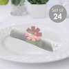 Big Dot of Happiness Girl Little Pumpkin - Fall Birthday Party or Baby Shower Paper Napkin Holder - Napkin Rings - Set of 24 - 2 of 4
