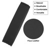 Unique Bargains Universal Seat Belt Shoulder Pad Car Safety Strap Covers Neck Mat for Comfortable Driving Faux Leather Hole 9.65"x2.56" 2 Pcs - 4 of 4